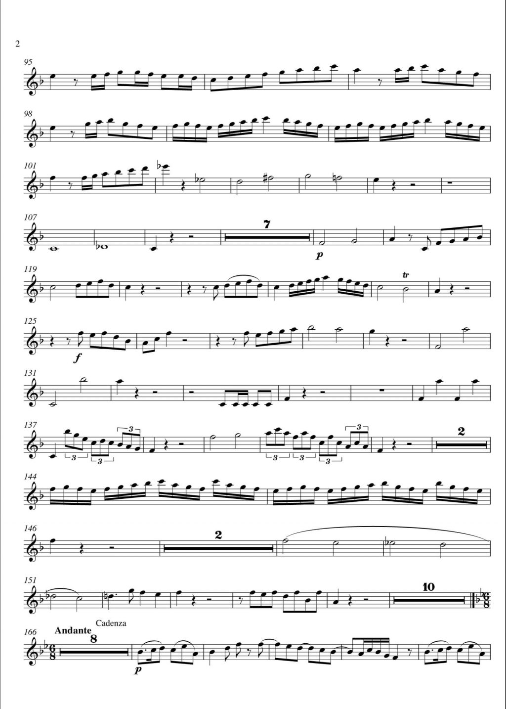 Haydn Trompetenkonzert Seite 2 komplett